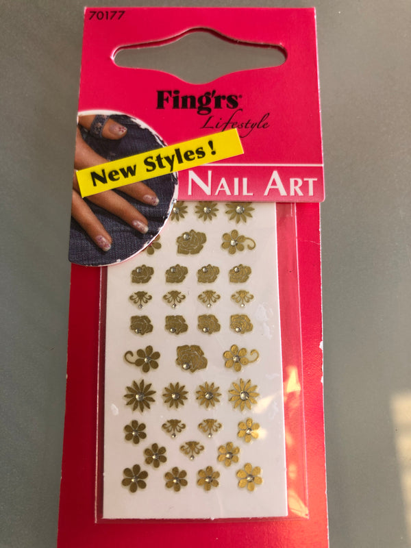 Fing'rs -Lifestyle  Nail Art stickers 70177 gold