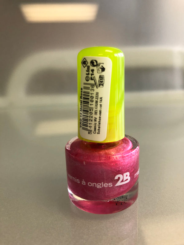 2B Nailpolish mega colours Metal Rose 5,5ml