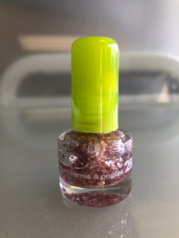 2B Nailpolish mega colours Glitter Pink 5,5ml