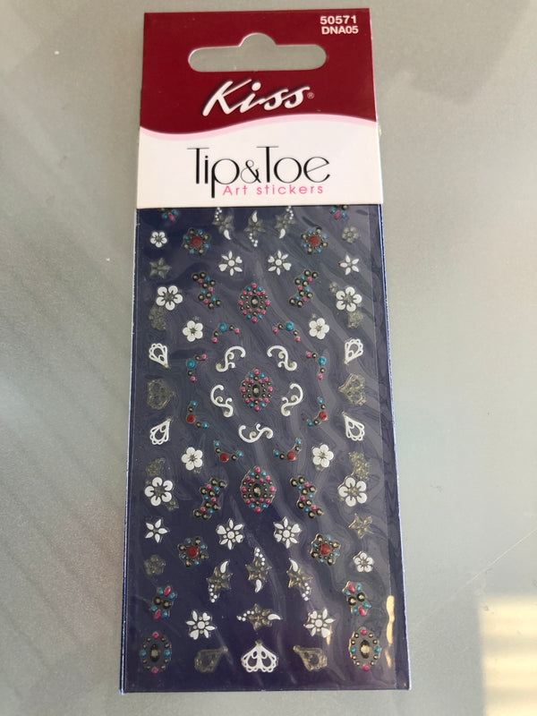 Kiss Tip & Toe Nail Decal Art Stickers DNA05