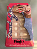 Fing'Rs French girl manicure nagels met natuurlijke lengte  - 24 stuks  2238
