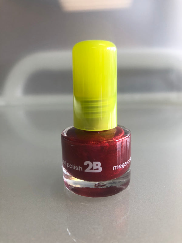 2B Nailpolish mega colours Red Metallic 5,5ml