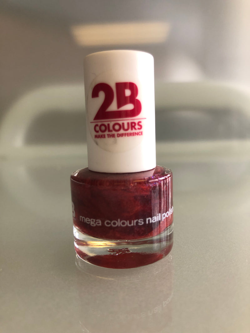 2B  Colours make the difference nail polish 037 Sugar Metal Pink