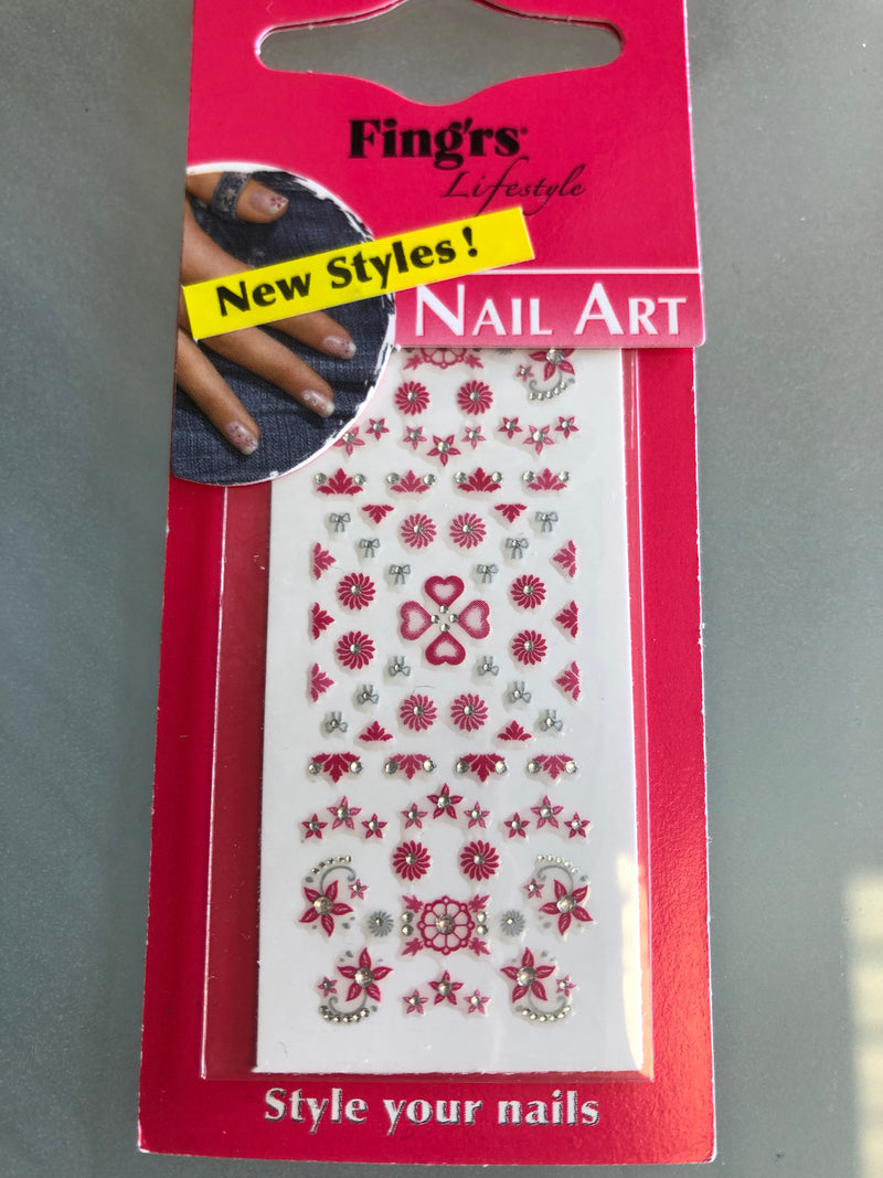 Fing'rs -Lifestyle  Nail Art stickers rose