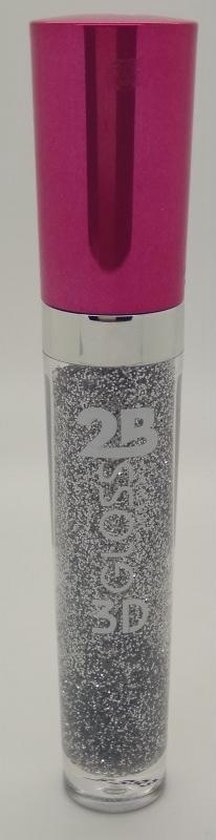 2b  3D Gloss silver glitter