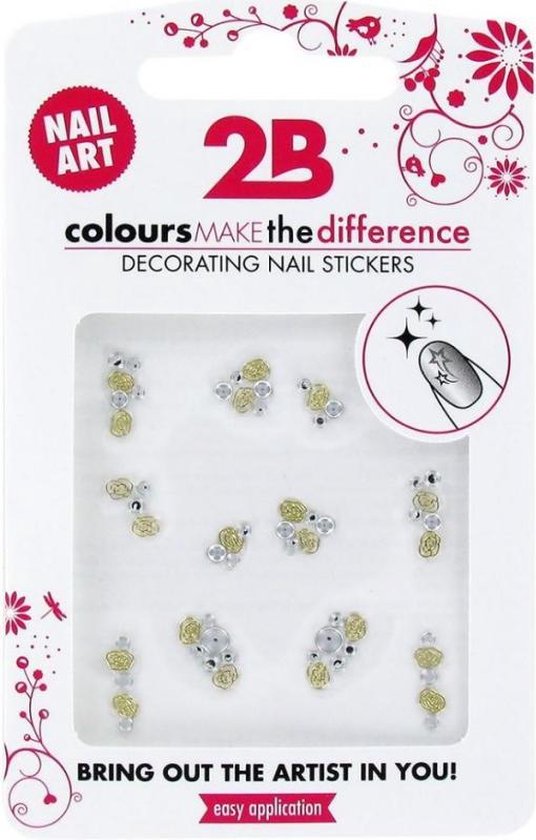 2B Colours Make The Difference decorating Stickers  for nails Ref 18266