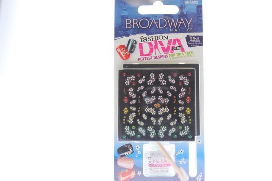 Kiss Broadway nails  Fashion Diva 3D art 2 nails Art Sheels  Hottest Designs + Nail Art top coat