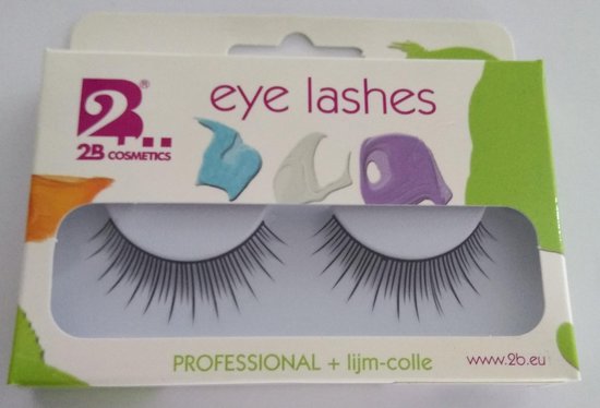 2B Eye lashes professional+lijm-colle 01