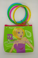 2B Make up bag  COS  ME CRAZY + 4 ringen/armband