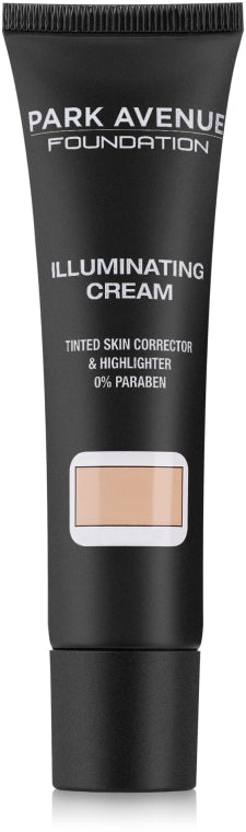Park Avenue Foundation Illuminating cream Tinted skin corrector &highlighter   0% paraben n02 SAND